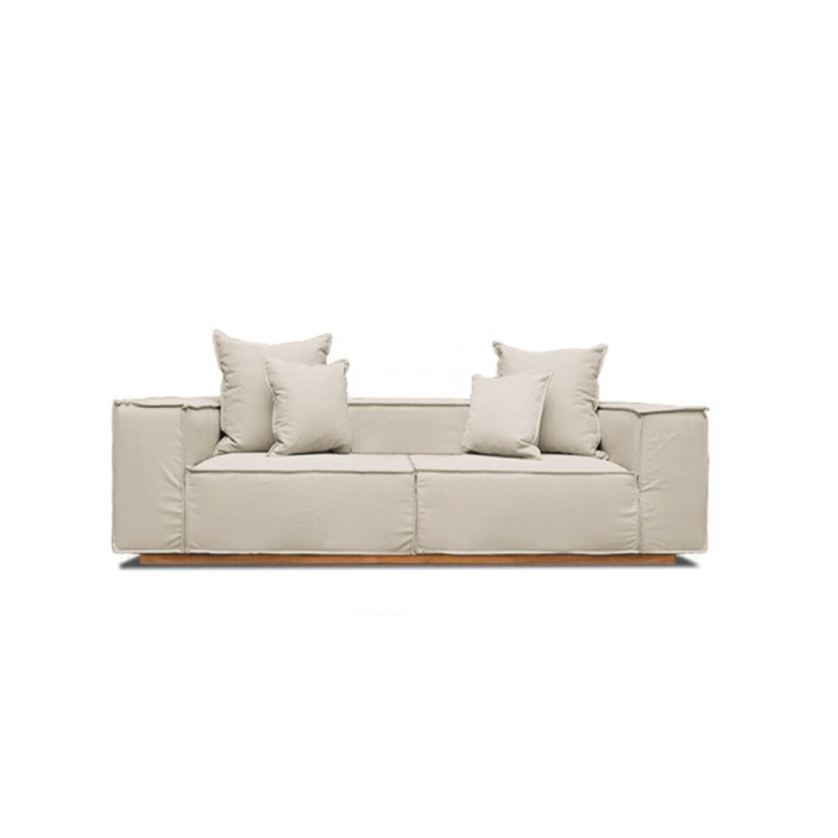 Sillón Luciana 3 Cuerpos - Beige 