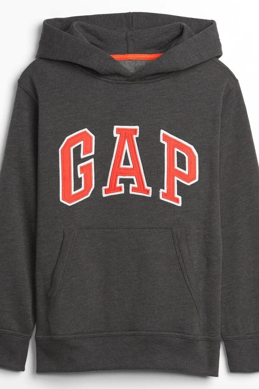 Buzo Canguro Logo Gap Con Felpa Niño B85