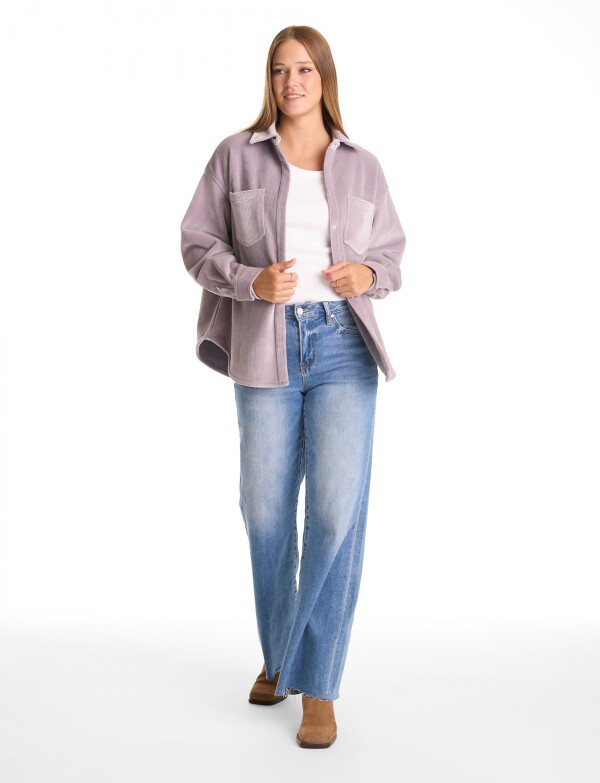 Sobrecamisa Corduroy Soft LAVANDA