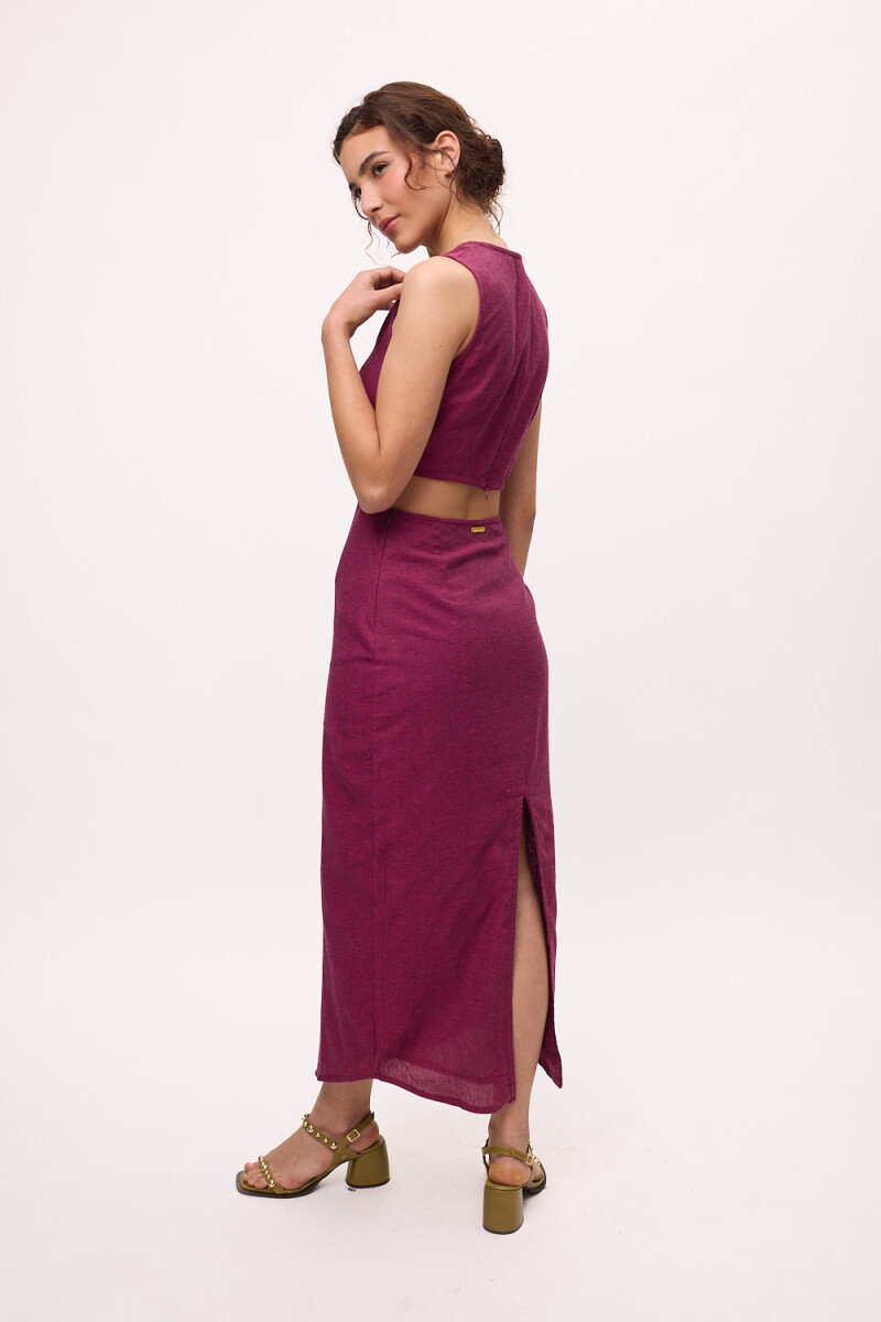 Vestido New Zaz - Fucsia 