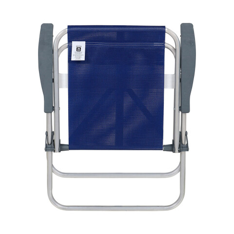 Silla Plegable de Aluminio 1 Posición AZUL