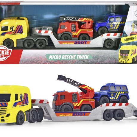 Camión Carga Vehículos de Rescate Dickie Mercedes 001