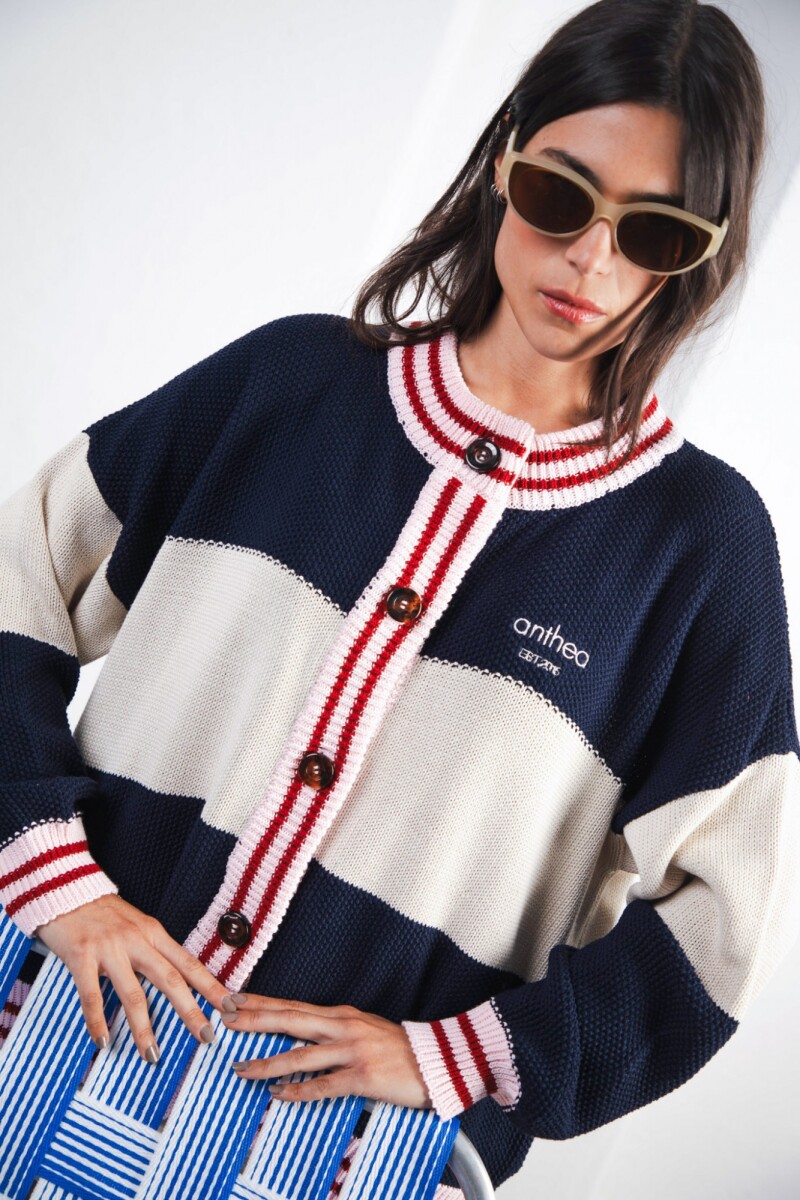 Cardigan New Glory Azul PRE ORDEN