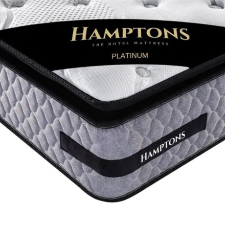 Sommier 1 Plaza Hamptons Platinum Negro