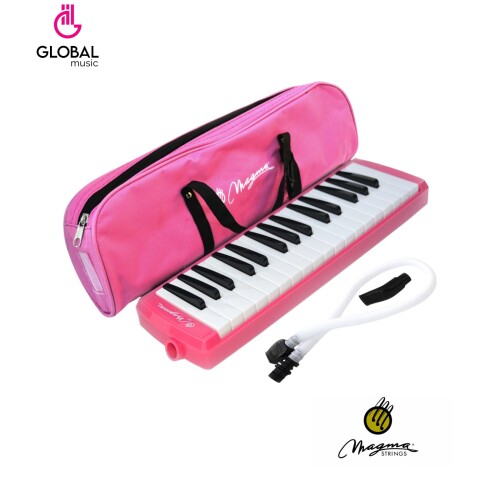 Melodica Magma rosa "Piano" 32 notas con funda rosa Melodica Magma rosa "Piano" 32 notas con funda rosa