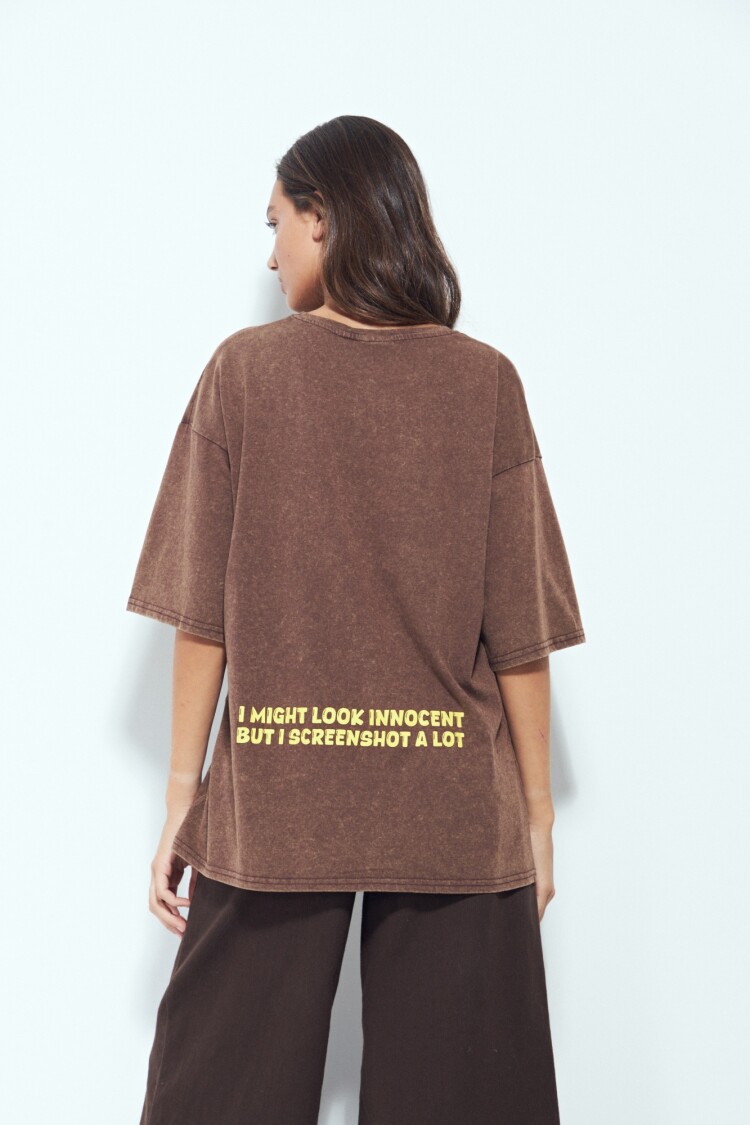 REMERA PEPEROMIA Chocolate