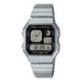Reloj CASIO RETRO A130WE-1ADF en Acero Plateado Esfera 36mm 0