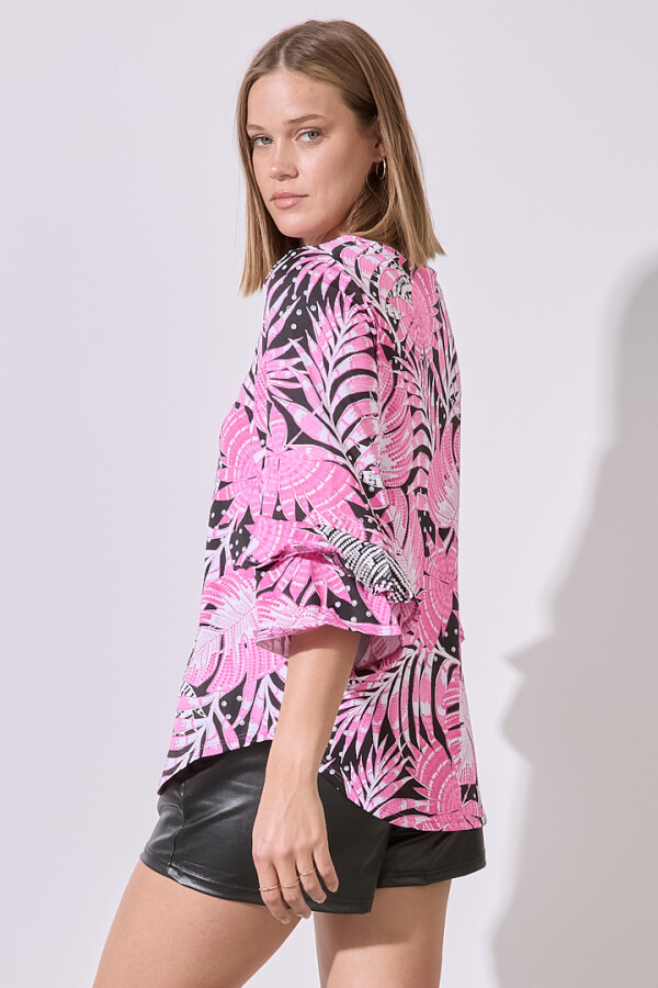 Blusa Print ROSA/MULTI