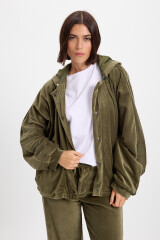 Campera Hoodie Verde