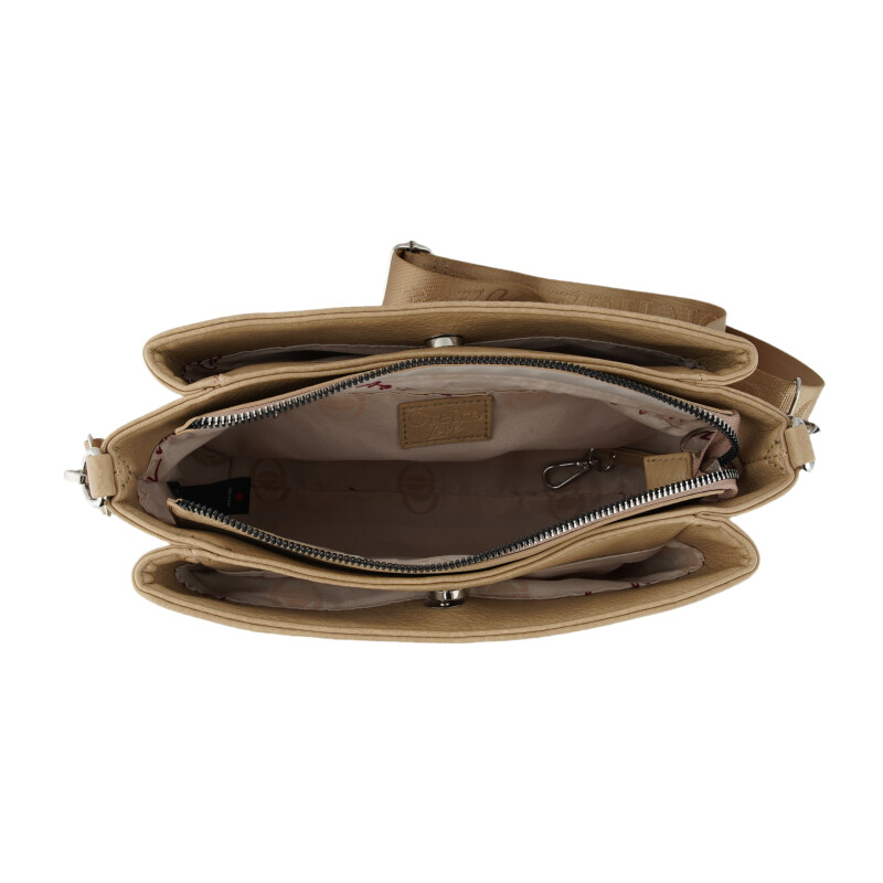 Cartera Las Oreiro Marrón Camel