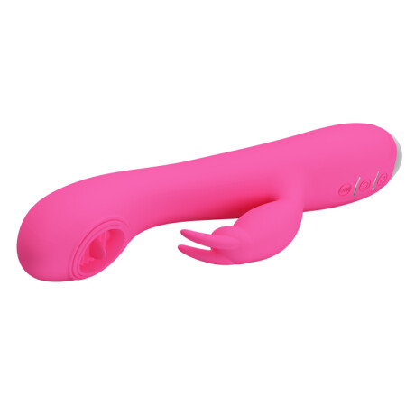 Vibrador Rabbit Estimulador Lengua Rachel Pretty Love Rosa