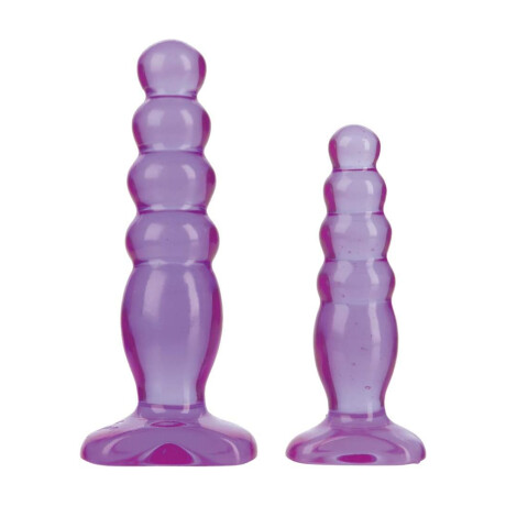 Set Plug Anal Crystal Jellies Delight Trainer Violeta Set Plug Anal Crystal Jellies Delight Trainer Violeta