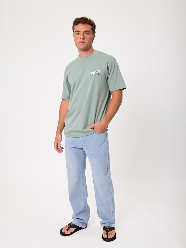 T-SHIRT TAURUS RUSTY Verde Seco