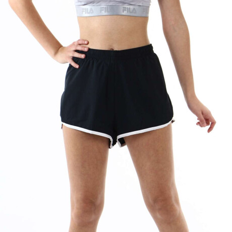 Fila Shorts Femenino Double Air Negro-Blanco