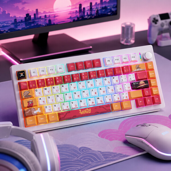 Teclado Mecánico Fantech Maxfit8 One Piece Mk921 MULTICOLOR