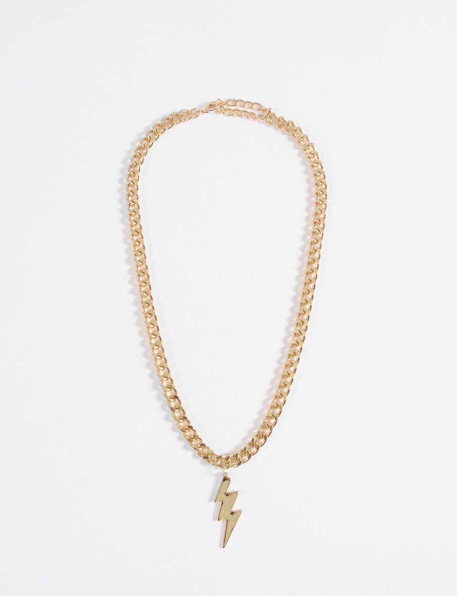 Collar rayo - dorado 