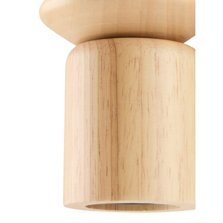 Lampara De Techo Asmind Ø8Xa13Cm Madera