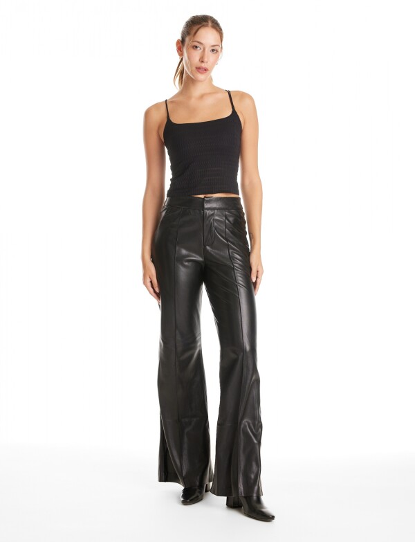 Pantalon Eco Cuero NEGRO