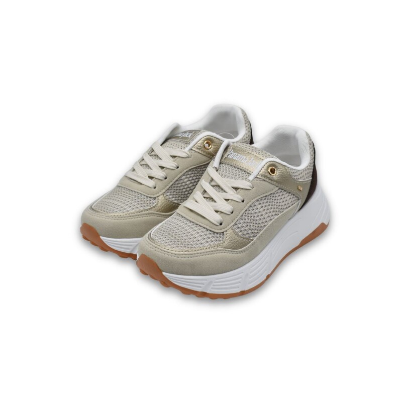 Calzado deportivo Dama Panama Jack BEIGE/GOLD