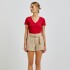 BLUSA MM FEM ROJO OSCURO
