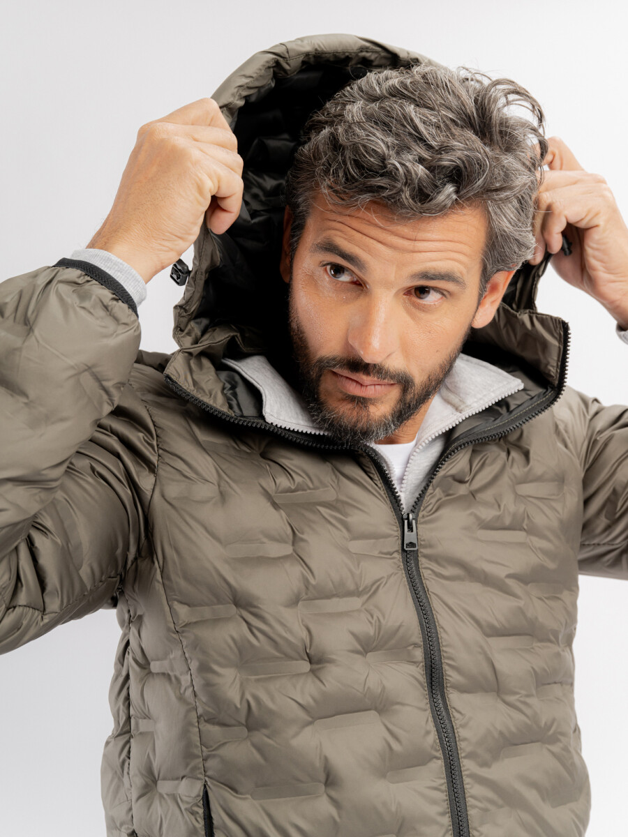 Campera capitoneada Ultratek - oliva 