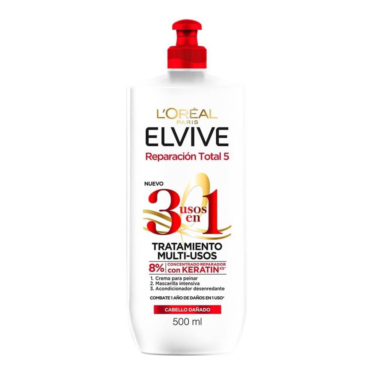 Crema para Peinar Elvive Total Repair 5 3in1 500ml 
