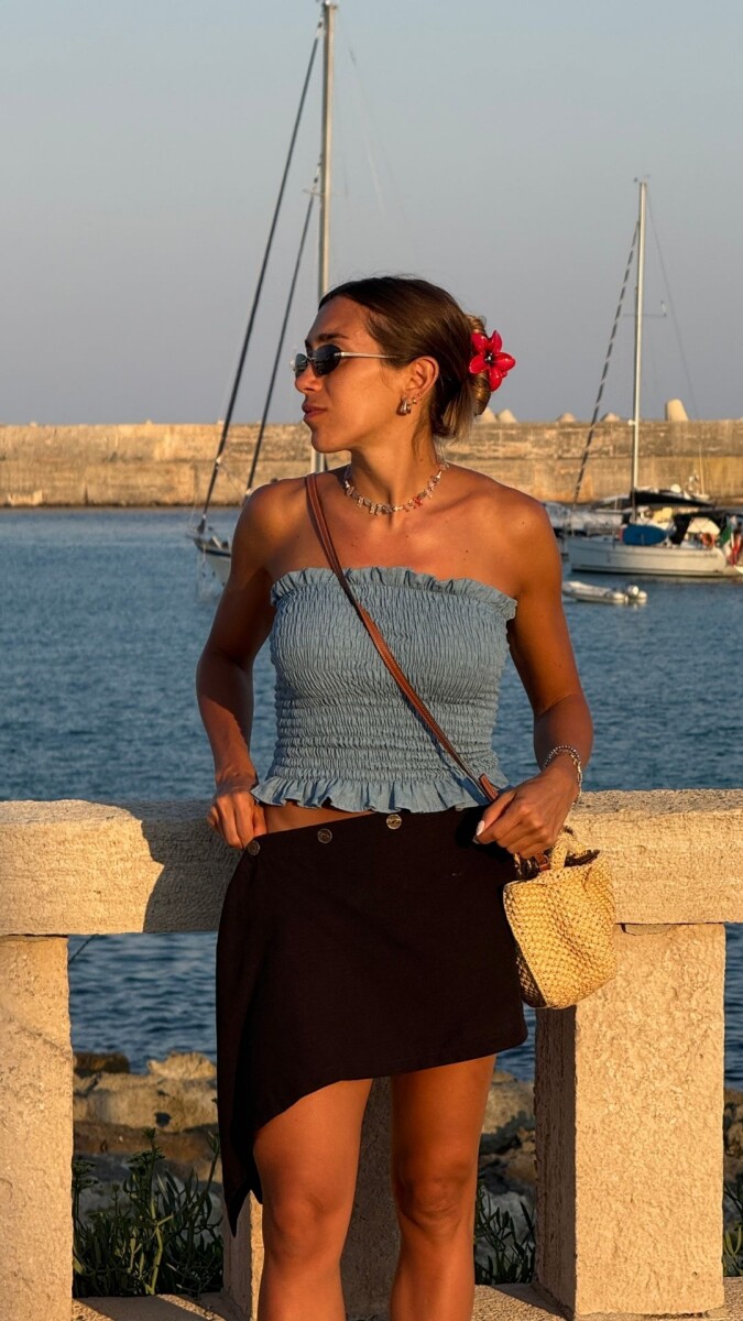 Falda Regulable - Lino Black 