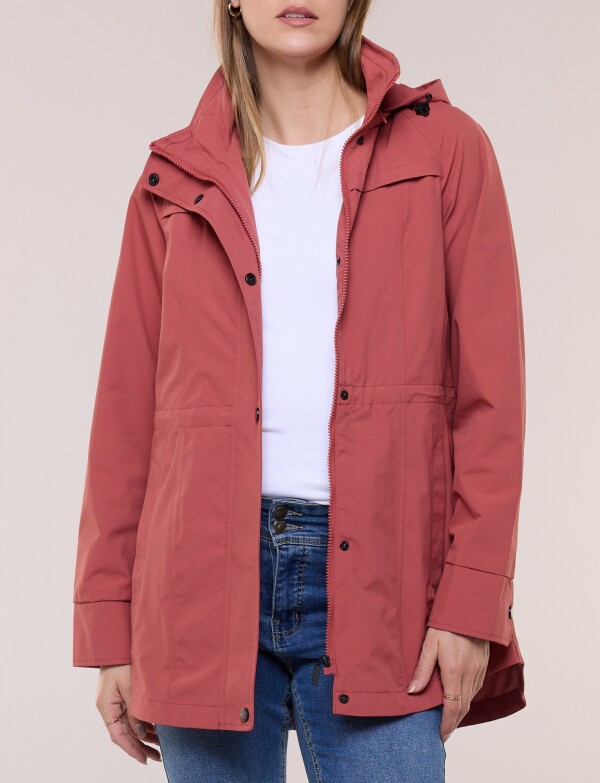 Campera Liviana Impermeable TERRACOTA