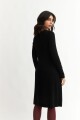 Vestido tejido manga larga NEGRO