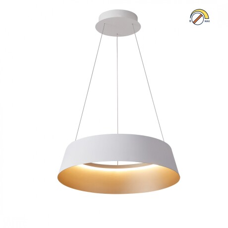 Campana led de Suspender DIMERIZABLE interior champagne 50W BLANCA