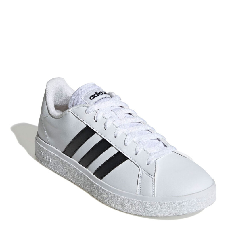 Championes de Hombre Adidas Grand Court Base 2.0 Blanco - Negro