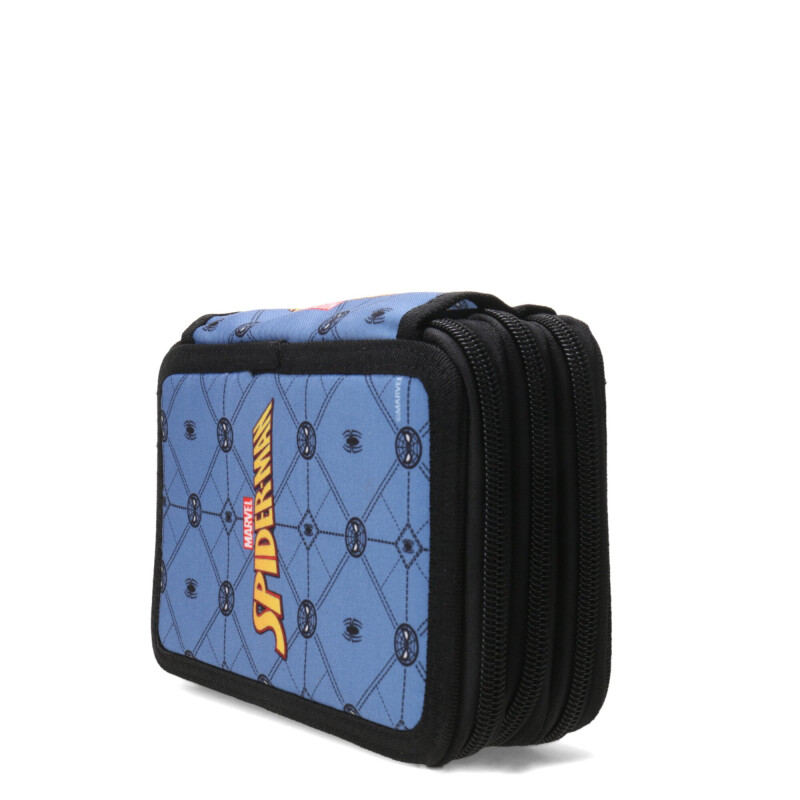 Cartuchera MARVEL Spider Man Azul - Negro
