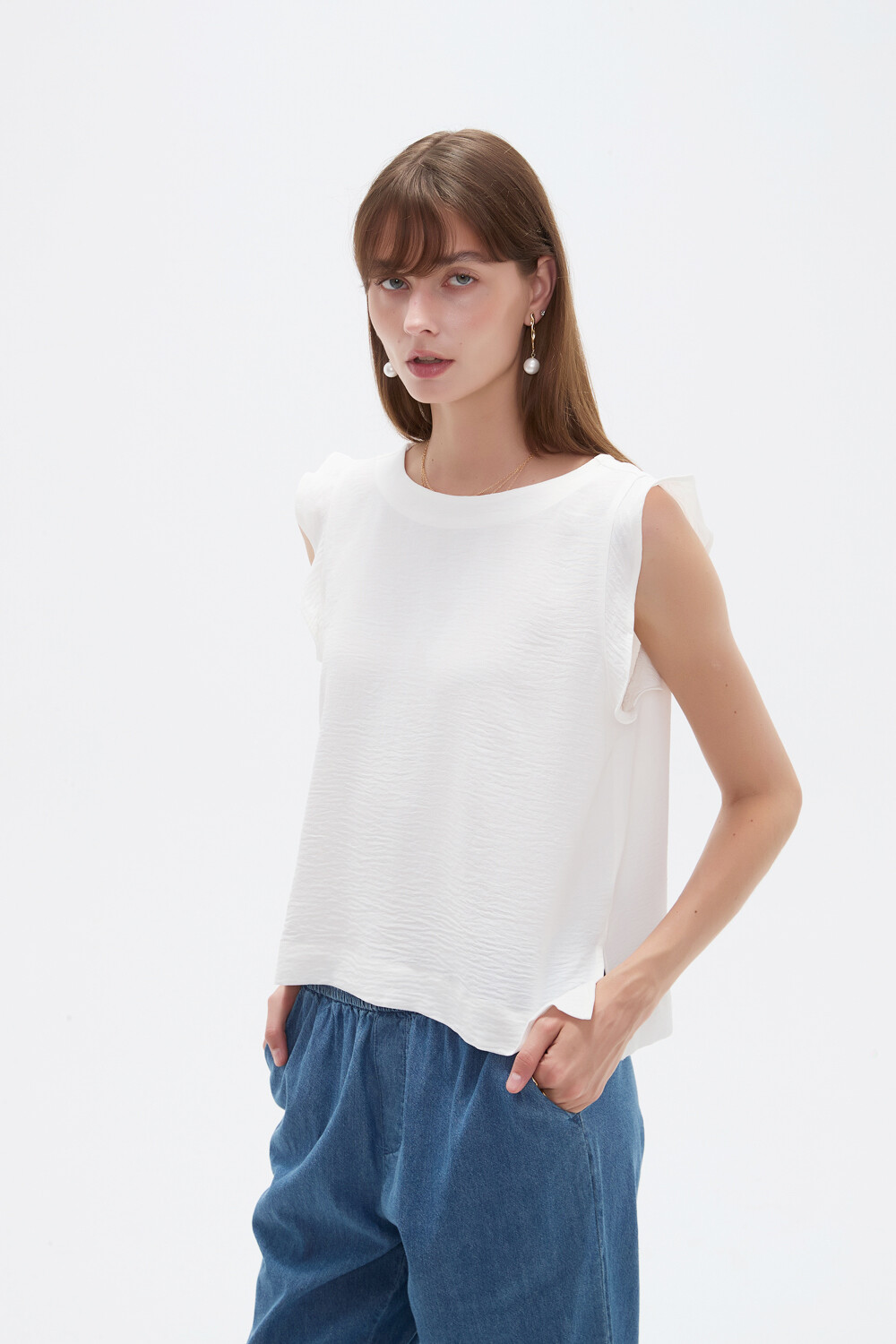 Blusa Jastel Marfil / Off White