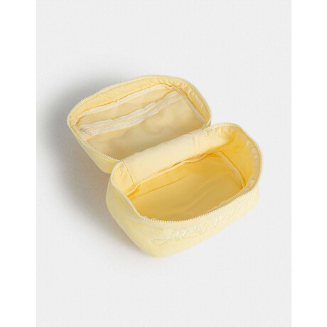 Portacosméticos Just Vibing Amarillo Claro