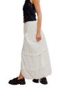 Pollera Eloise Maxi Blanco