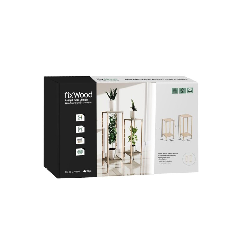 ORGANIZADOR SET X2UNID 48x28x25CMS / 59x28x25CMS MADERA Y PP ORGANIZADOR SET X2UNID 48x28x25CMS / 59x28x25CMS MADERA Y PP