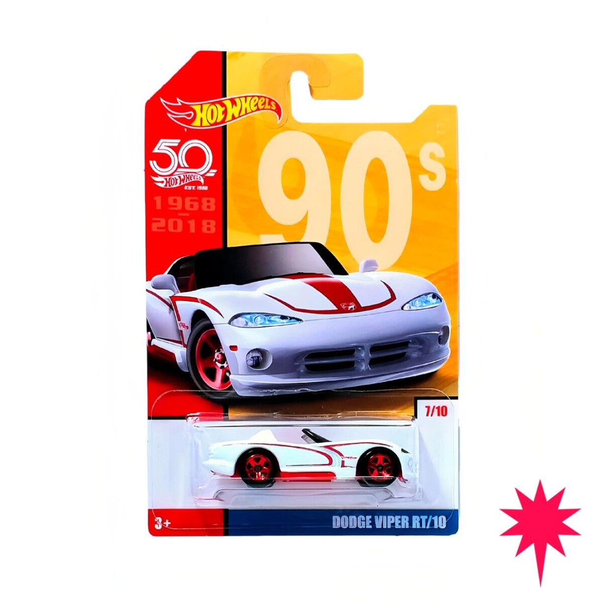 HOT WHEELS! CHALLENGING THE LIMITS SINCE 1968- DODGE VIPER RT/10 