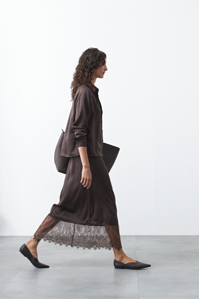 CAMISA MUSE Chocolate