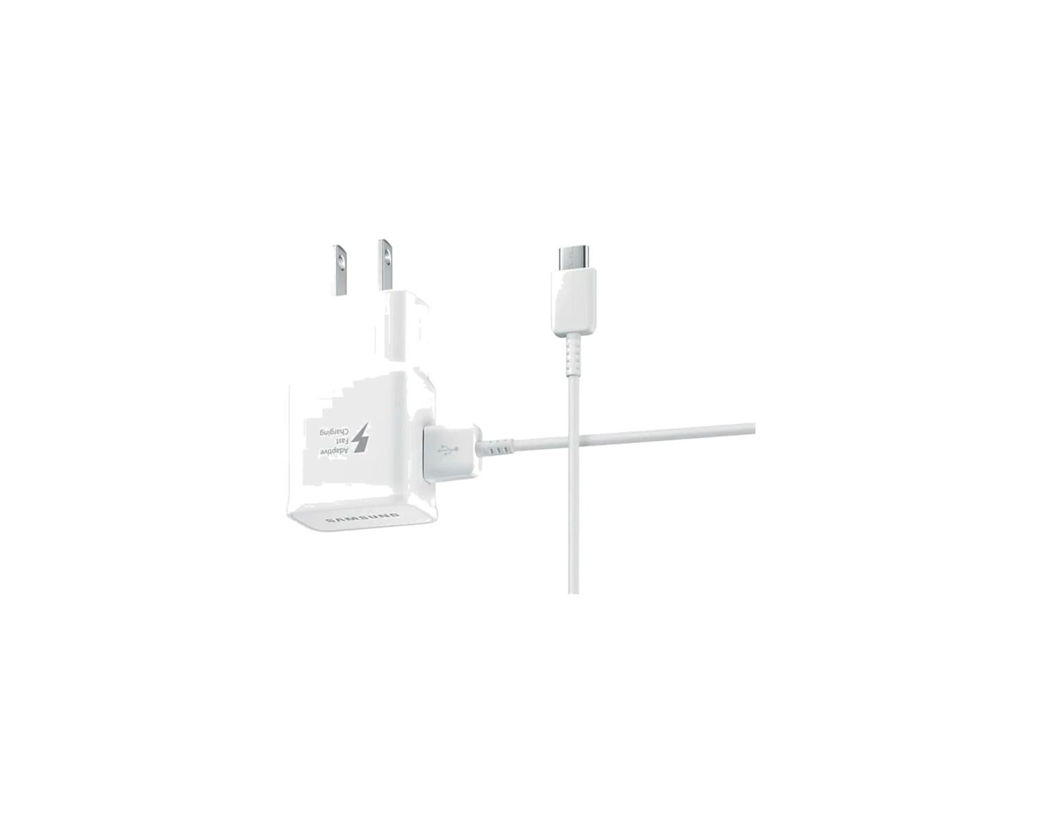 Cargador Samsung 15 W Carga Rápida con Cable USB-C Blanco 