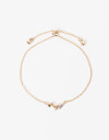 Pulseras Flexibles Strass Pulsera Flexible Con Cubic Zirconia - Dorado