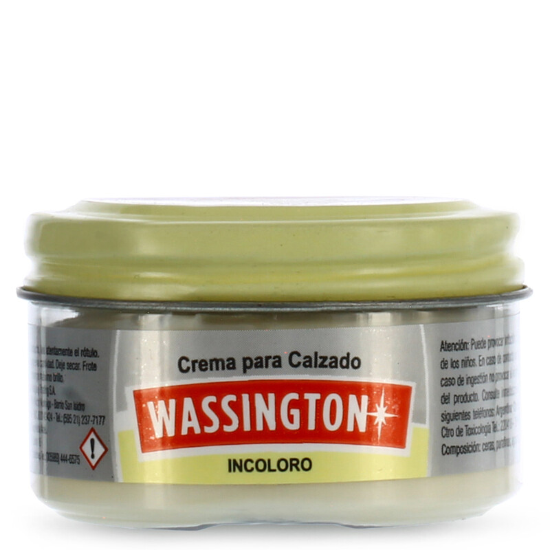 Limpiadores Wassington Crema Para Calzado Beige Natural