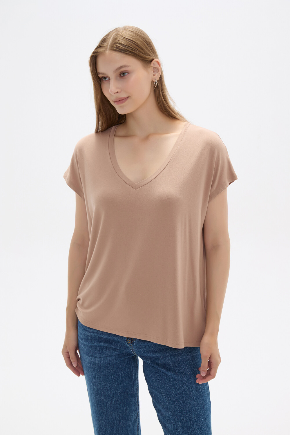Remera Venom Beige Oscuro