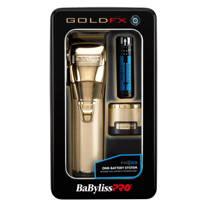 Combo Cortapelo Babyliss Clipper FX899G + Trimmer FX799BL Barberology Gold Combo Cortapelo Babyliss Clipper FX899G + Trimmer FX799BL Barberology Gold