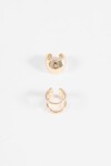 Set earcuff irregulares dorado