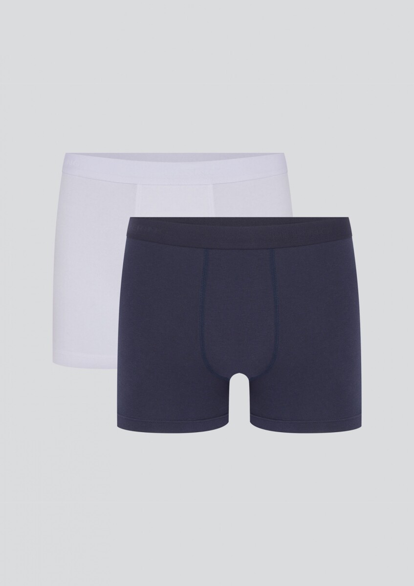 KIT DE 2 CALZONCILLOS MODELO BOXER - MULTICOLOR 