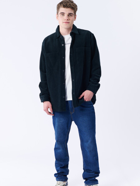 Pantalón jean fit clásico Azul Oscuro