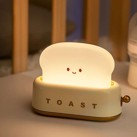 Lampara Veladora Diseño De Tostadora Amarillo