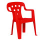 Silla infantil con apoya brazos ROJO