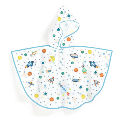 Pilot de lluvia capa Cohete 5 a 7 años Djeco Pilot de lluvia capa Cohete 5 a 7 años Djeco