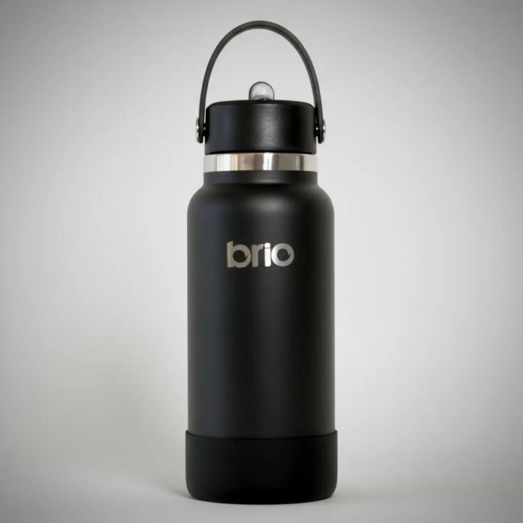 BOTELLA TERMICA BRIO 950ML NEGRO BOTELLA TERMICA BRIO 950ML NEGRO